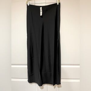 J. Crew Black Midi Skirt